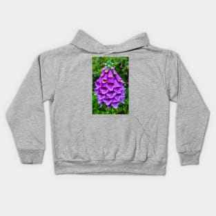 Purple Foxglove Kids Hoodie